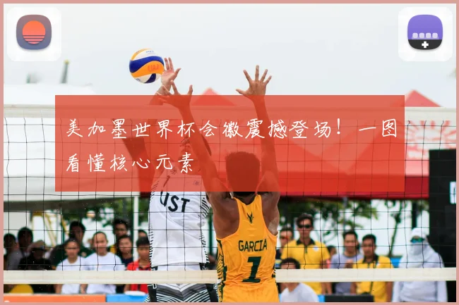 美加墨世界杯会徽震撼登场！一图看懂核心元素